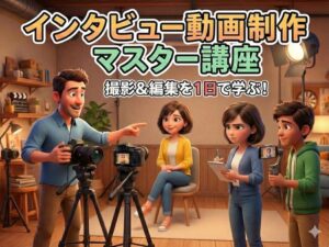 インタビュー動画制作マスター講座