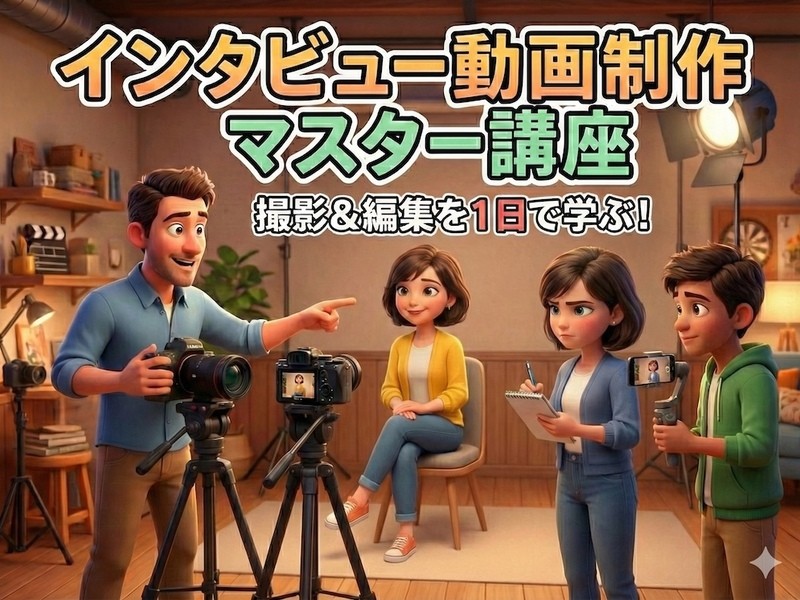 インタビュー動画制作マスター講座
